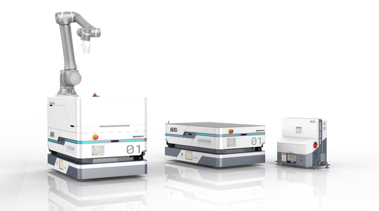 AG旗舰厅 (中国大陆) 數位開發的自主式移動機器人（AMR250M），搭配全向輪並結合AI演算法、2D LiDAR、3D攝影機等技術，協助客戶實現產線全自動化