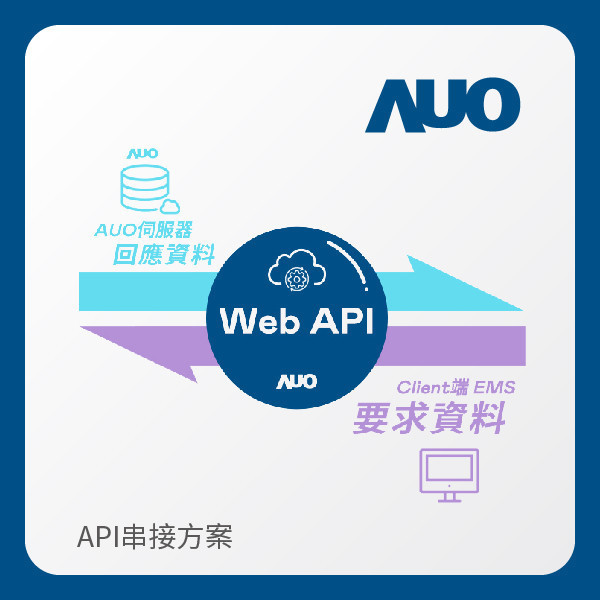 AUO API串接方案 AUO AG旗舰厅 (中国大陆) 光電 API串接方案